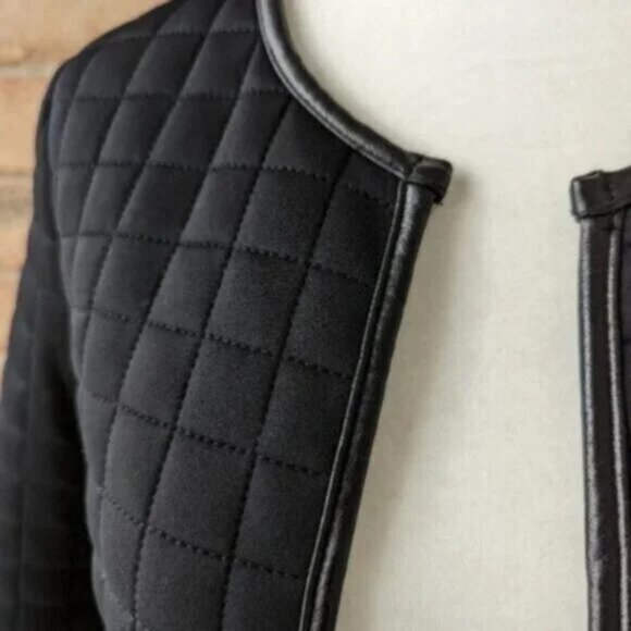 Club Monaco quilted black jacket - Picture 2 of 5